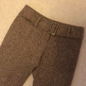 Wide Waistband Cropped Trousers